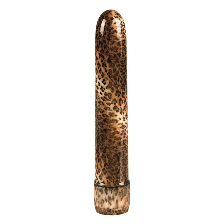 Водонепроницаемый леопардовый вибратор - 17 см. от California Exotic Novelties