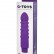 Фиолетовый вибратор с шишечками - 17 см. от A-toys
