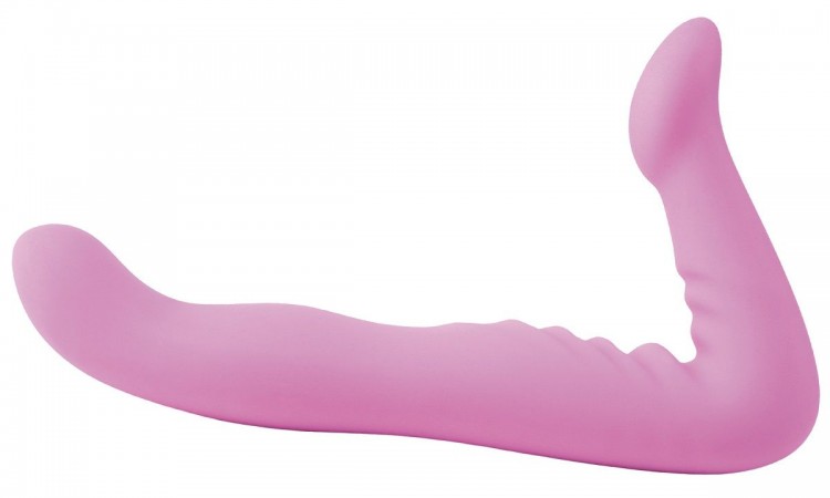 Розовый безременной фаллоимитатор-страпон 8  Strapless Strap-On - 20,3 см. от Pipedream