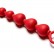 Бордовая анальная цепочка Heart Ray - 17,5 см. от Le Frivole