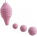 Набор для интимных тренировок Pelvix Concept: контейнер и 3 шарика от Adrien Lastic