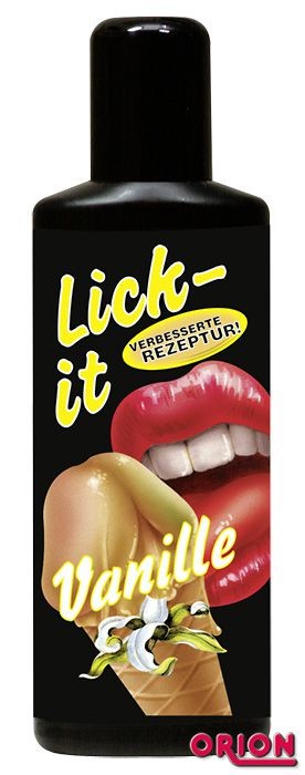 Съедобная смазка Lick It с ароматом ванили - 100 мл. от Lubry GmbH