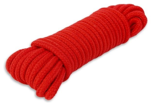 Красная веревка для связывания - 10 м. от Пикантные штучки
