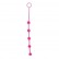 Розовая анальная цепочка с 5 шариками JAMMY JELLY ANAL 5 BEADS PINK - 38 см. от Toyz4lovers