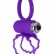 Фиолетовое эрекционное виброкольцо BOB от Dibe