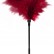 Пластиковая метелочка с красными пёрышками Small Feather Tickler - 32 см. от Blush Novelties