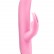 Розовый вибратор с клиторальным отростком VILAIN BIANCA PASSION - 18 см. от Blush Novelties