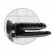 Двойной чёрный вибратор со съемной присоской Double Vibrating Double Penetrator - 20,3 см. от Pipedream