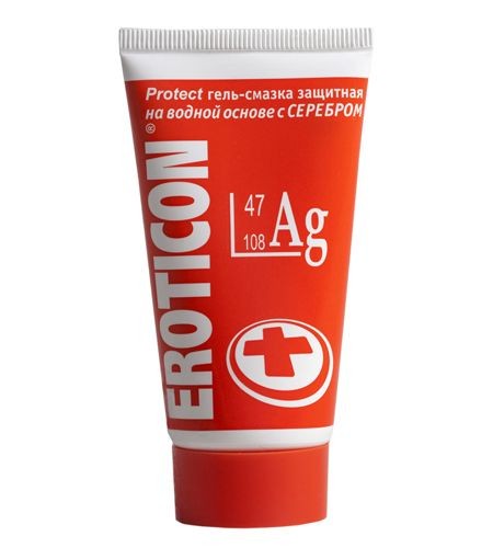 Защитная гель-смазка защитная Ag с серебром - 50 мл. от Eroticon