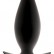 Чёрная анальная пробка для ношения Renegade Spades Medium - 10,1 см. от NS Novelties
