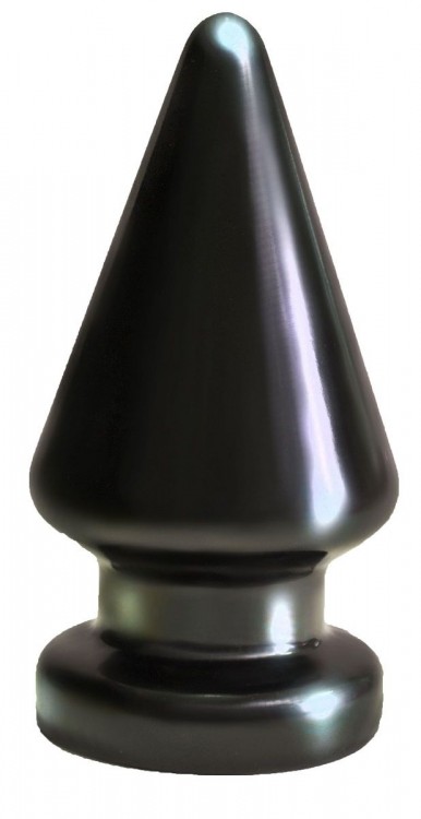Чёрный анальный плаг большого размера MAGNUM-2 - 13 см. от LOVETOY (А-Полимер)