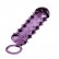 Закрытая фиолетовая насадка с пупырышками SAMURAI PENIS SLEEVE PURPLE - 14,5 см. от NMC