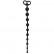 Чёрная анальная цепочка с 10 звеньями ANAL JUGGLING BALL SILICONE - 33,6 см. от Toyz4lovers