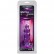 Фиолетовая рельефная анальная пробка SpectraGels Purple Anal Stuffer - 14 см. от Doc Johnson