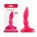 Розовый анальный стимулятор Beginners p-spot massager - 11 см. от Lola toys