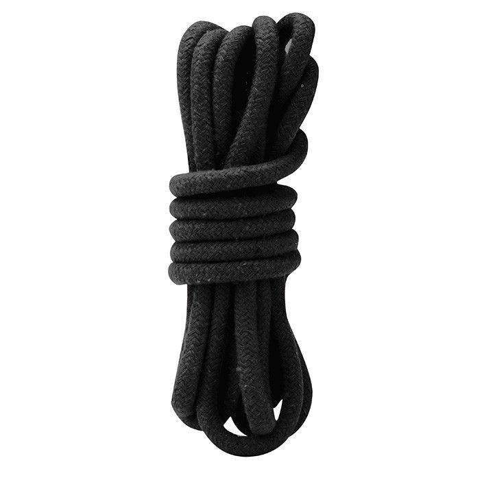 Черная хлопковая веревка для связывания - 3 м. от Lux Fetish