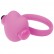 Розовое эрекционное виброкольцо с сердечком HEART BEAT COCKRING SILICONE от Toyz4lovers