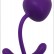 Фиолетовый вагинальный шарик Sweet Apple от Eroticon