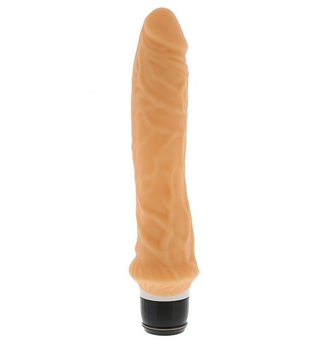 Телесный вибратор-реалистик PURRFECT SILICONE CLASSIC 8.5INCH - 21,5 см. от Dream Toys