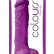 Фиолетовый фаллоимитатор на присоске Colours Pleasures 5  Dildo - 17,8 см. от NS Novelties