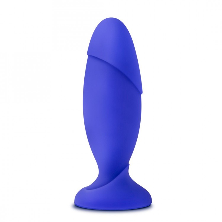 Синяя пробка-фаллос Performance Rocket Plug - 17,8 см. от Blush Novelties