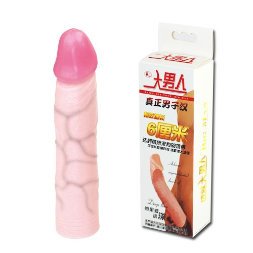 Удлиняющая насадка на пенис Deep Love - 21,5 см. от Baile