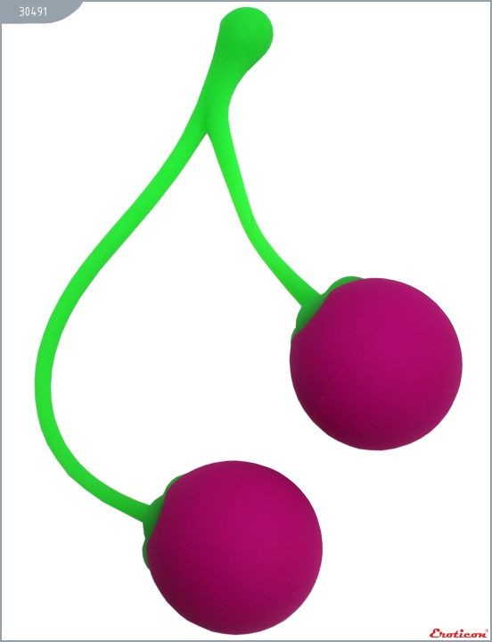 Вагинальные шарики Sweet Cherry со смещенным центром тяжести от Eroticon