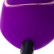 Фиолетовый ротатор с клиторальным стимулятором YUM - 21 см. от JOS