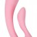 Розовый вибромассажёр G-wave с гибким клиторальным отростком - 18 см. от Adrien Lastic