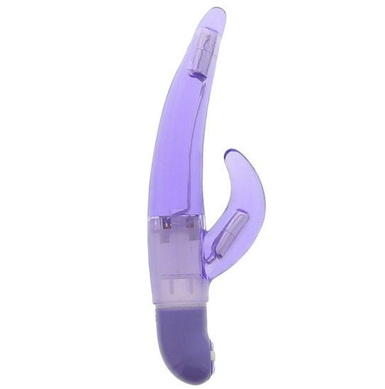 Фиолетовый вибратор для G-стимуляции GOOD VIBES G-VIBE - 16 см. от Dream Toys
