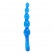 Голубой анальный стимулятор-цепочка - 22 см. от Baile
