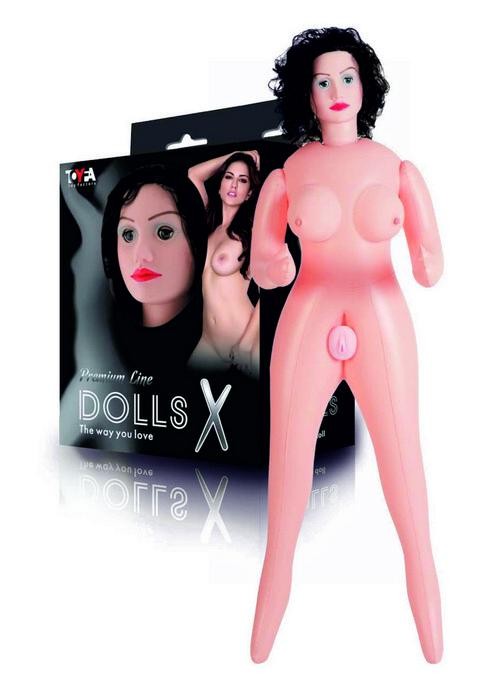 Надувная секс-кукла с реалистичным личиком и подвижными глазами от ToyFa