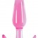Гладкая розовая анальная пробка Jelly Rancher T-Plug Smooth - 10,9 см. от NS Novelties