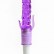 Фиолетовый вибратор с дополнительными отростками - 21 см. от 4sexdreaM