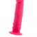 Розовый анальный фаллоимитатор на подошве-присоске - 13,5 см. от ToyFa