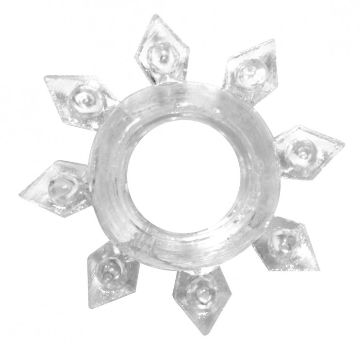 Прозрачное эрекционное кольцо Rings Gear от Lola toys