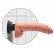 Телесный виброфаллос со съемной присоской 9  Vibrating Cock with Balls - 22,9 см. от Pipedream