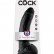 Чёрный фаллоимитатор 9  Cock with Balls - 22,9 см. от Pipedream