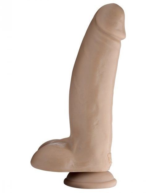 Большой гладкий фаллоимитатор Ready Steady Realistic Dildo - 26 см. от XR Brands