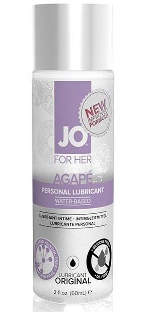 Лубрикант на водной основе для женщин JO AGAPE LUBRICANT ORIGINAL - 60 мл. от System JO