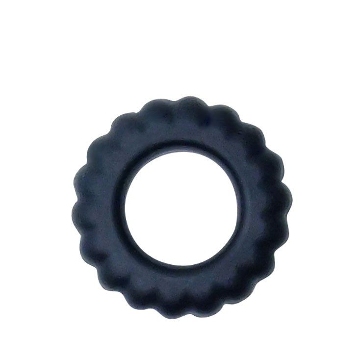 Эреционное кольцо с крупными ребрышками Titan от Baile
