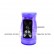Фиолетовый вибратор-кролик с функцией ротации - 21,5 см. от Baile