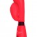 Красный вибратор Gina с клиторальным отростком - 20 см. от Indeep
