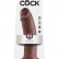 Коричневый фаллос-гигант 10  Cock - 25,4 см. от Pipedream