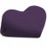 Фиолетовая малая вельветовая подушка-сердце для любви Liberator Retail Heart Wedge от Liberator