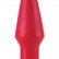 Красная анальная втулка-конус - 12 см. от Seven Creations