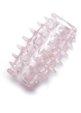 Прозрачная насадка на фаллос с усиками для стимуляции от Sextoy 2011