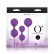Набор фиолетовых вагинальных шариков Luxe O  Weighted Kegel Balls от NS Novelties