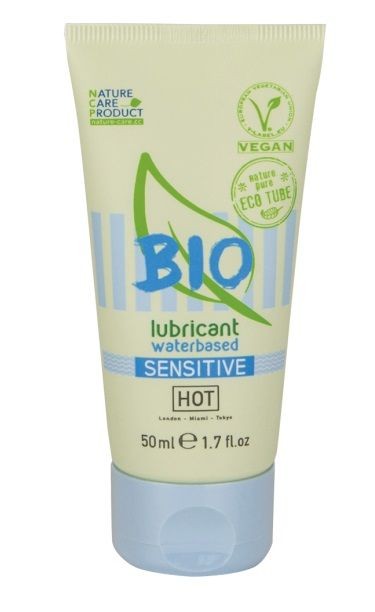 Органический лубрикант для чувствительной кожи Bio Sensitive - 50 мл. от HOT