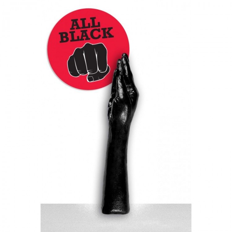 Чёрная рука для фистинга - 37 см. от Mister B